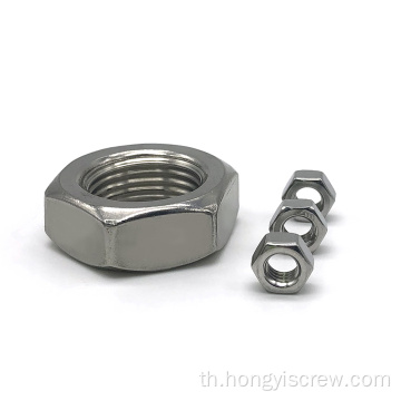 m12 m20 ทองเหลือง hex nut din933 ถั่วทองแดง